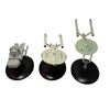 Image 1 : 3p Star Trek Starship Models - U.S.S. Bonaventure, S.S. Antares & U.S.S. Enterprise NCC-1701 - NO BO