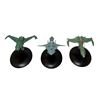 Image 1 : 3pc Star Trek Starship Models - Klingon Attack Ship, The Phoenix & Klingon D5 Battlecruiser - NO BOX