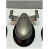 Image 3 : 4pc Star Trek Starship Models - Fesarious, Eymorg Ion Drive Ship, Mudd's Class J Cargo Ship & Daedal