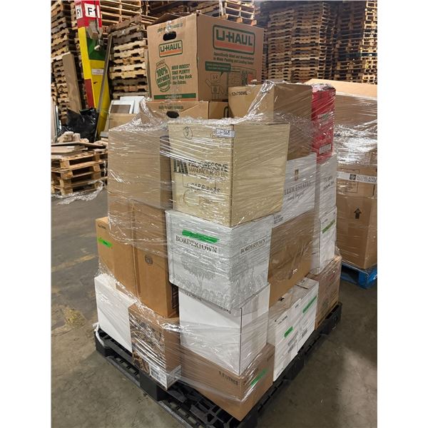 Pallet of assorted estate items