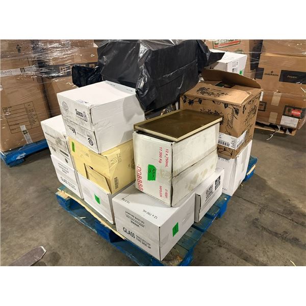 Pallet of assorted estate items