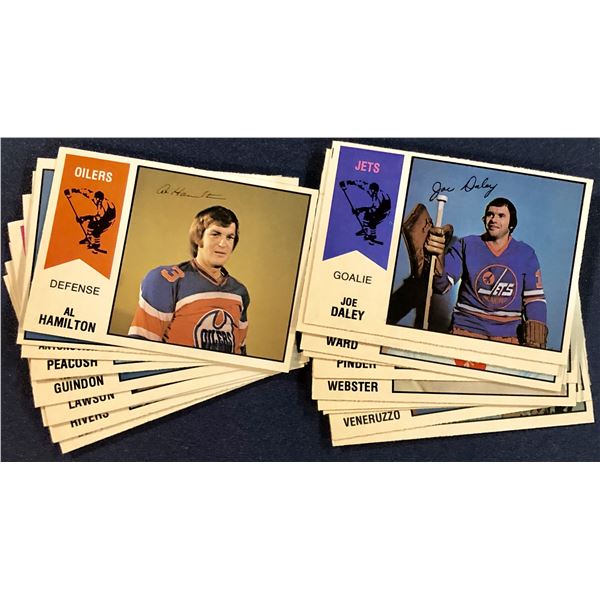 1974-75 O-PEE-CHEE WHA COLLECTION - 20 CARDS