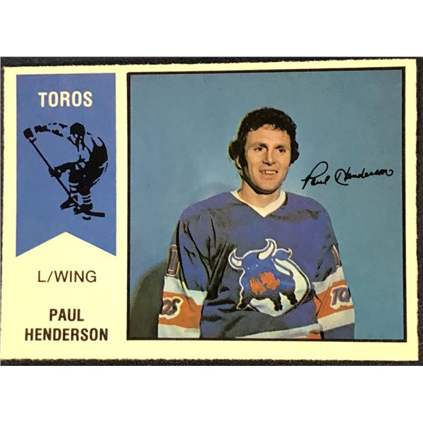 1974-75 O-PEE-CHEE WHA PAUL HENDERSON