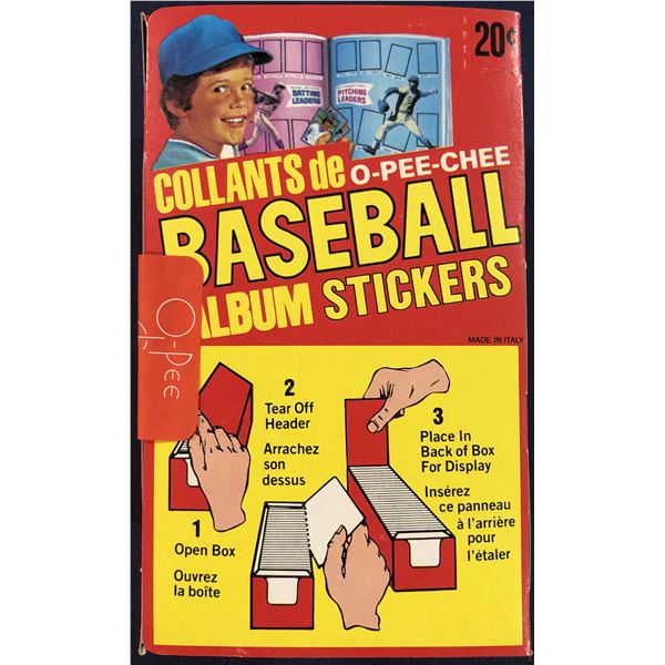 1982 O-PEE-CHEE BASEBALL STICKERS - SEALED BOX
