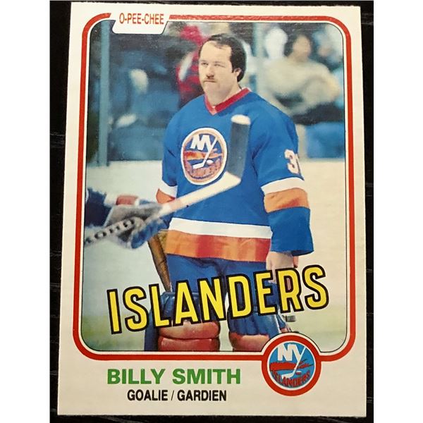 1981-82 O-PEE-CHEE BILLY SMITH (HOF)