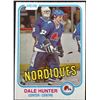 Image 1 : 1981-82 O-PEE-CHEE DALE HUNTER ROOKIE CARD