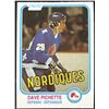Image 1 : 1981-82 O-PEE-CHEE DAVE PICHETTE ROOKIE CARD