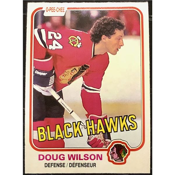 1981-82 O-PEE-CHEE DOUG WILSON (HOF)