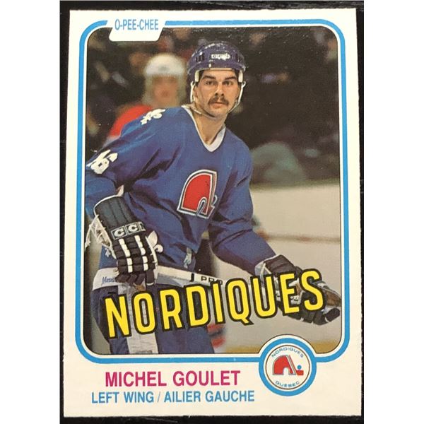 1981-82 O-PEE-CHEE MICHEL GOULET (HOF)
