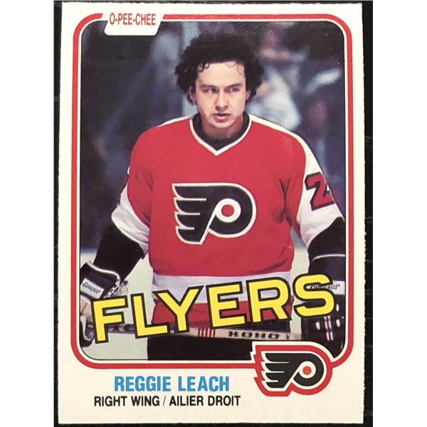 1981-82 O-PEE-CHEE REGGIE LEACH (HOF)