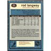 Image 2 : 1981-82 O-PEE-CHEE ROD LANGWAY (HOF)