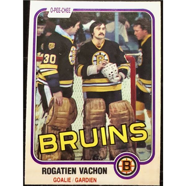 1981-82 O-PEE-CHEE ROGIE VACHON (HOF)