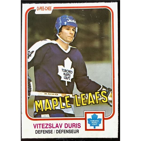 1981-82 O-PEE-CHEE SLAVA DURIS ROOKIE CARD