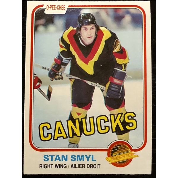 1981-82 O-PEE-CHEE STAN SMYL