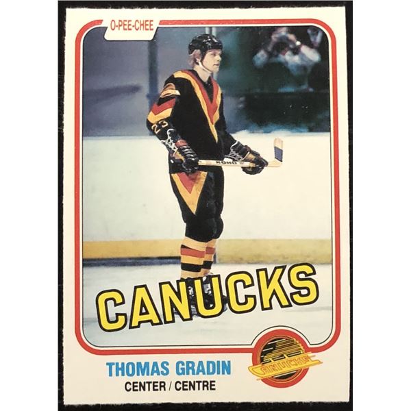 1981-82 O-PEE-CHEE THOMAS GRADIN