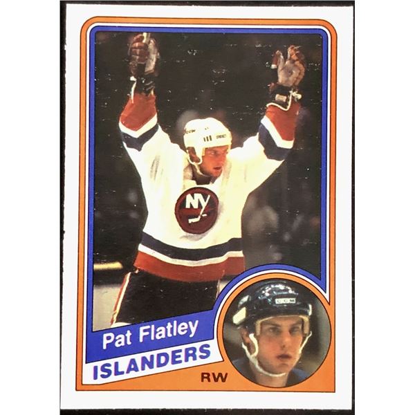 1984-85 O-PEE-CHEE PAT FLATLEY ROOKIE CARD