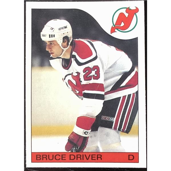 1985-86 O-PEE-CHEE BRUCE DRIVER ROOKIE CARD