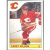 Image 1 : 1985-86 O-PEE-CHEE CAREY WILSON ROOKIE CARD