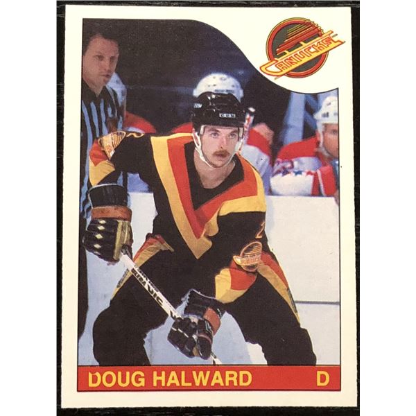 1985-86 O-PEE-CHEE DOUG HALWARD