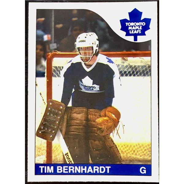 1985-86 O-PEE-CHEE TIM BERNHARDT ROOKIE CARD