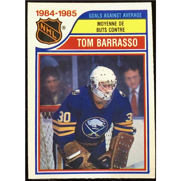 1985-86 O-PEE-CHEE TOM BARRASSO (HOF)