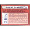 Image 2 : 1985-86 O-PEE-CHEE TOMAS SANDSTROM ROOKIE CARD