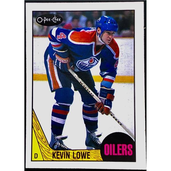 1987-88 O-PEE-CHEE KEVIN LOWE (HOF)