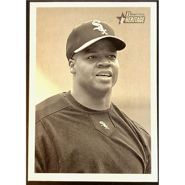 2001 TOPPS HERITAGE FRANK THOMAS (HOF)