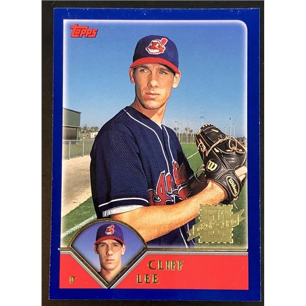 2003 TOPPS CLIFF LEE ROOKIE CARD