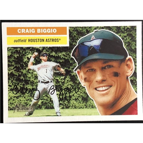 2005 TOPPS HERITAGE CRAIG BIGGIO (HOF)
