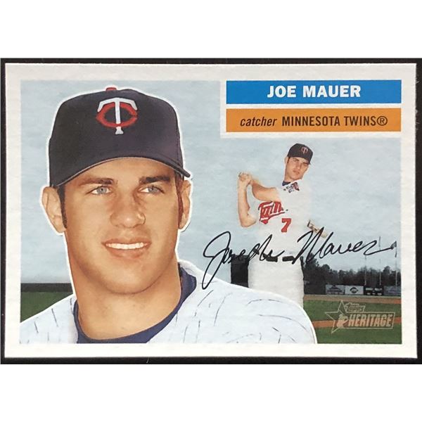 2005 TOPPS HERITAGE JOE MAUER (HOF) ROOKIE CARD
