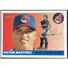 Image 1 : 2005 TOPPS HERITAGE VICTOR MARTINEZ ROOKIE CARD