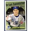 Image 1 : 2008 TOPPS HERITAGE CHROME BRIAN BANNISTER ROOKIE CARD