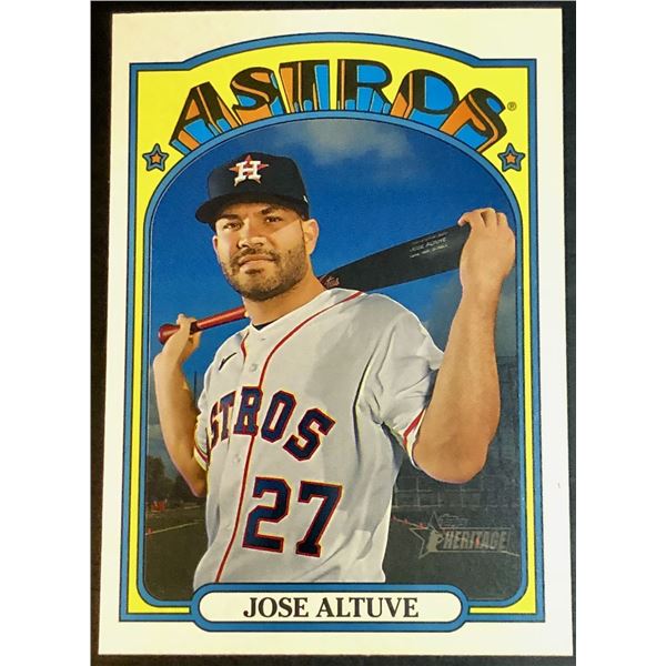 2021 TOPPS HERITAGE JOSE ALTUVE