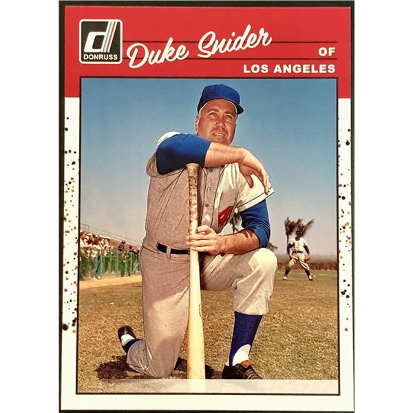 2023 DONRUSS DUKE SNIDER (HOF)