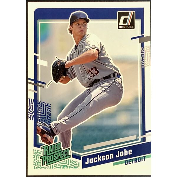 2023 DONRUSS JACKSON JOBE ROOKIE CARD