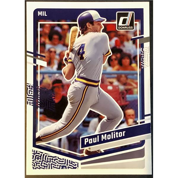 2023 DONRUSS PAUL MOLITOR (HOF)