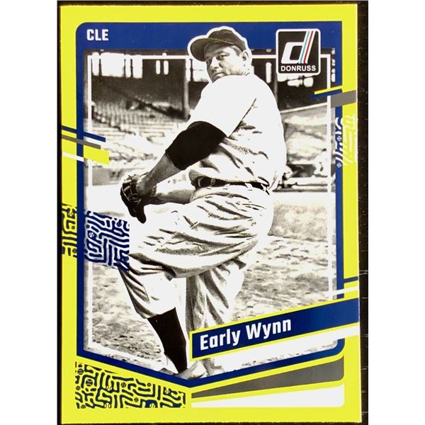 2023 DONRUSS YELLOW PARALLEL EARLY WYNN (HOF)