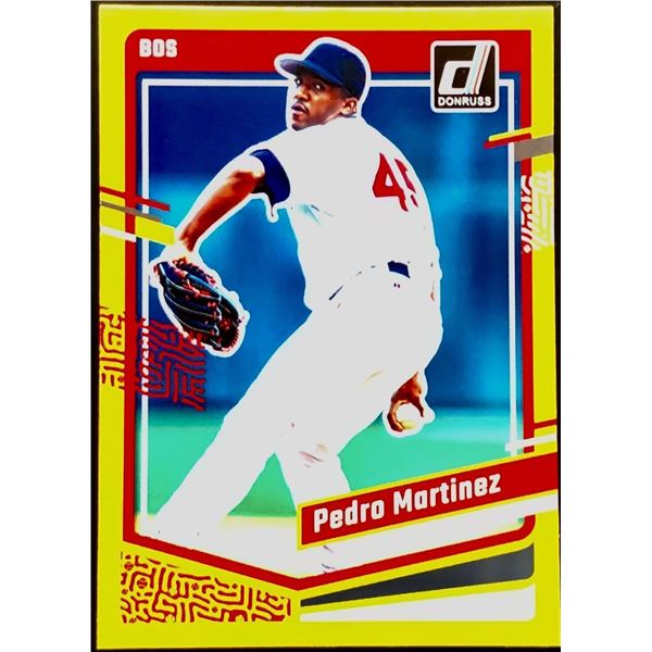 2023 DONRUSS YELLOW PEDRO MARTINEZ (HOF)