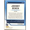 Image 2 : 2024 DONRUSS JOHNNY BENCH (HOF)