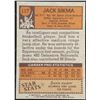 Image 2 : 1978-79 TOPPS NBA JACK SIKMA (HOF) ROOKIE CARD