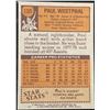 Image 2 : 1978-79 TOPPS NBA PAUL WESTPHAL (HOF)