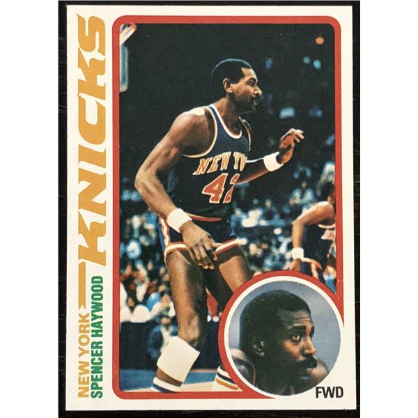 1978-79 TOPPS NBA SPENCER HAYWOOD (HOF)