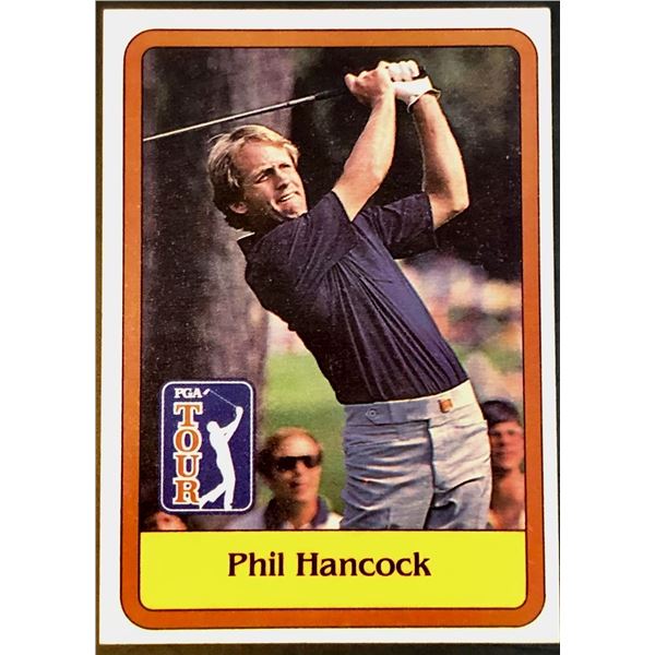 1981 DONRUSS PGA PHIL HANCOCK ROOKIE CARD