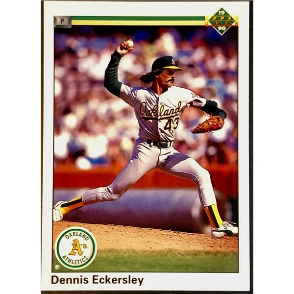 1990 UPPER DECK DENNIS ECKERSLEY (HOF)