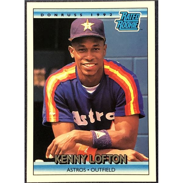 1992 DONRUSS KENNY LOFTON ROOKIE CARD