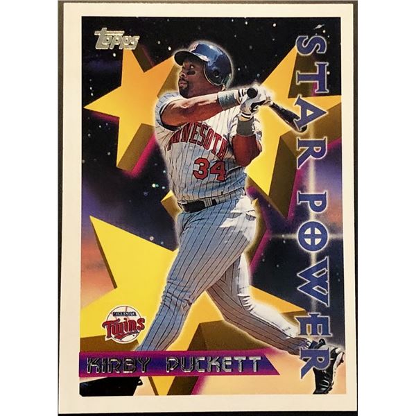1996 TOPPS KIRBY PUCKETT (HOF)