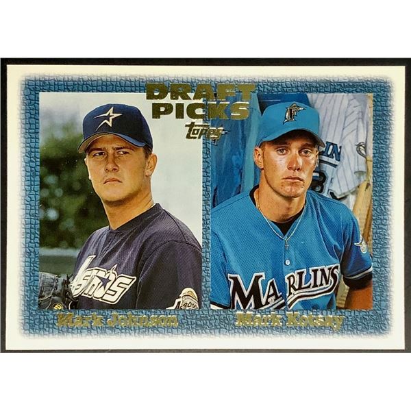 1997 TOPPS MARK KOTSAY ROOKIE CARD