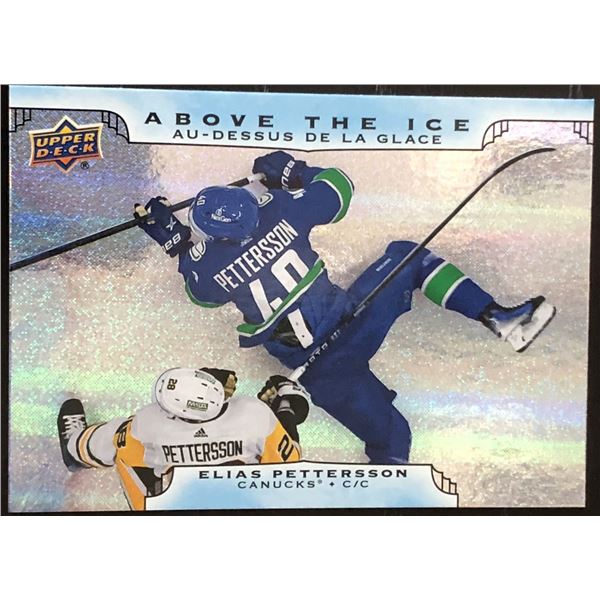 2025-26 UPPER DECK ELIAS PETTERSSON ABOVE THE ICE