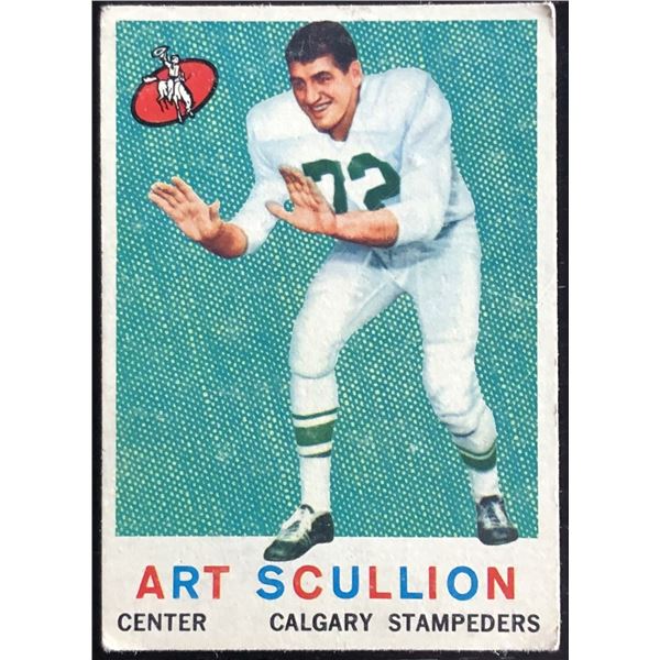 1959 O-PEE-CHEE CFL ART SCULLION